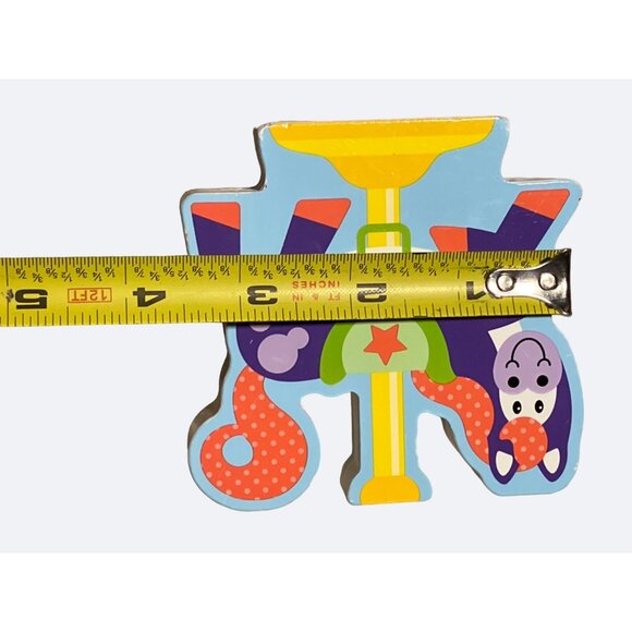 MELISSA & DOUG First Play Wooden Carousel Pull Toy - Picture 6 of 12